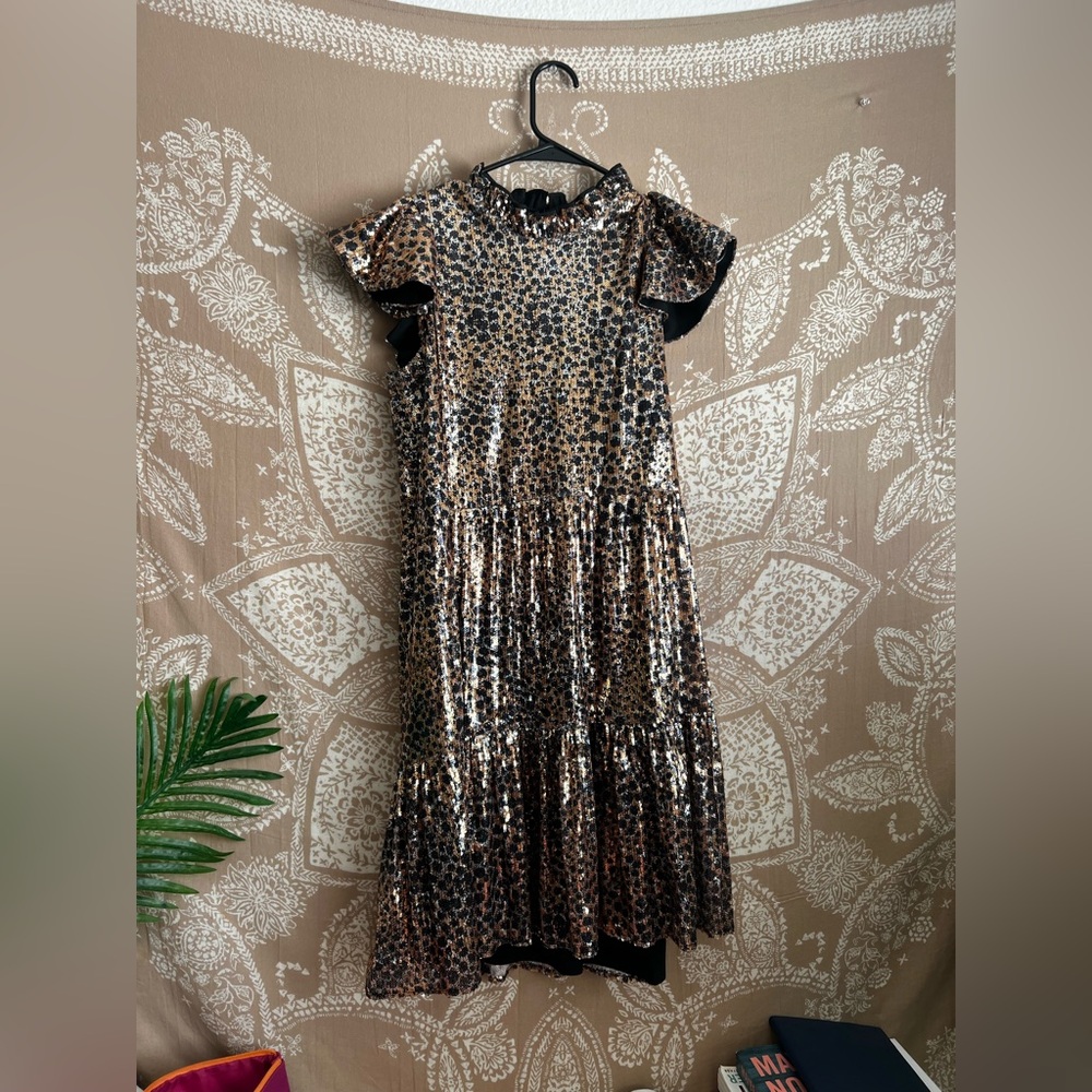 Anthropologie Joella Sequined Mini Dress - Picture 4 of 8